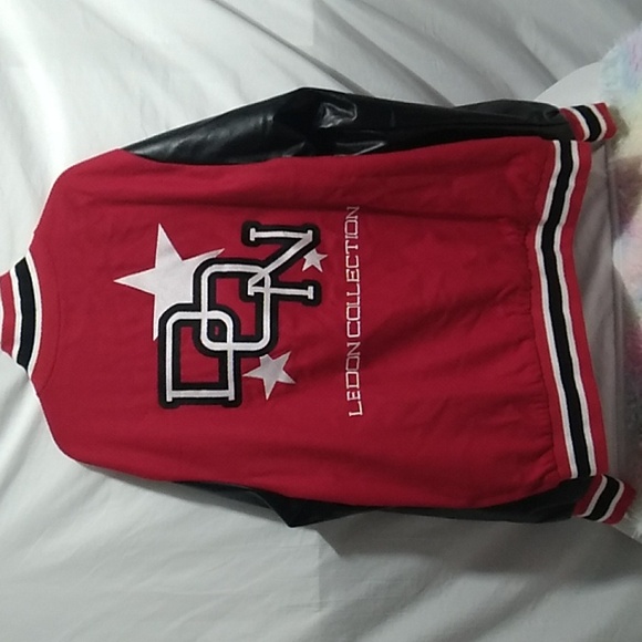 SALE! NWT Don Le Don Collection Letterman Jacket 2XL (Color RedSold Out Online) - Picture 9 of 12